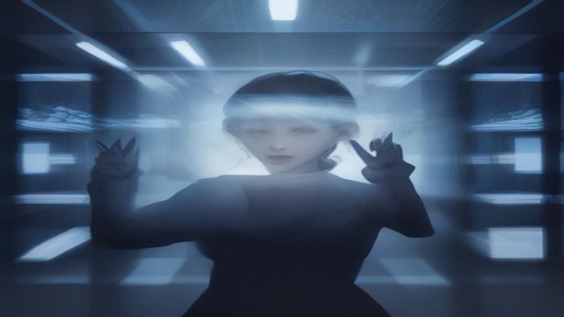 机战动漫同人作品《星渊回响》的星舰与人物海报插画